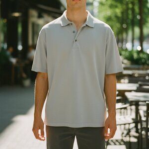 Bolle Men's Polo in Subtle Gray